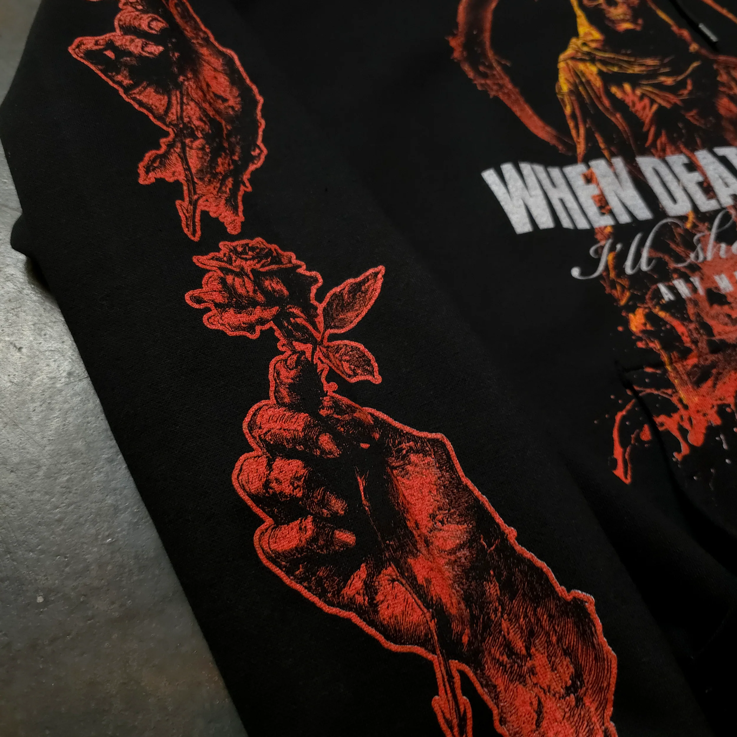 When Death Comes Pullover Hoodie - Image 3