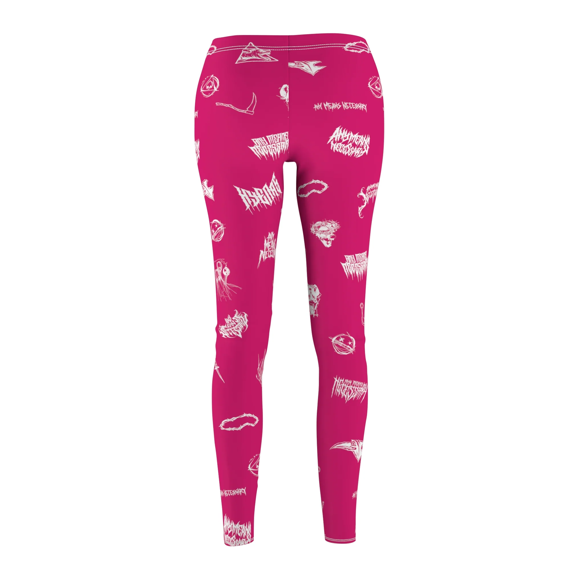 Wingbats Leggings Fuchsia - Image 3