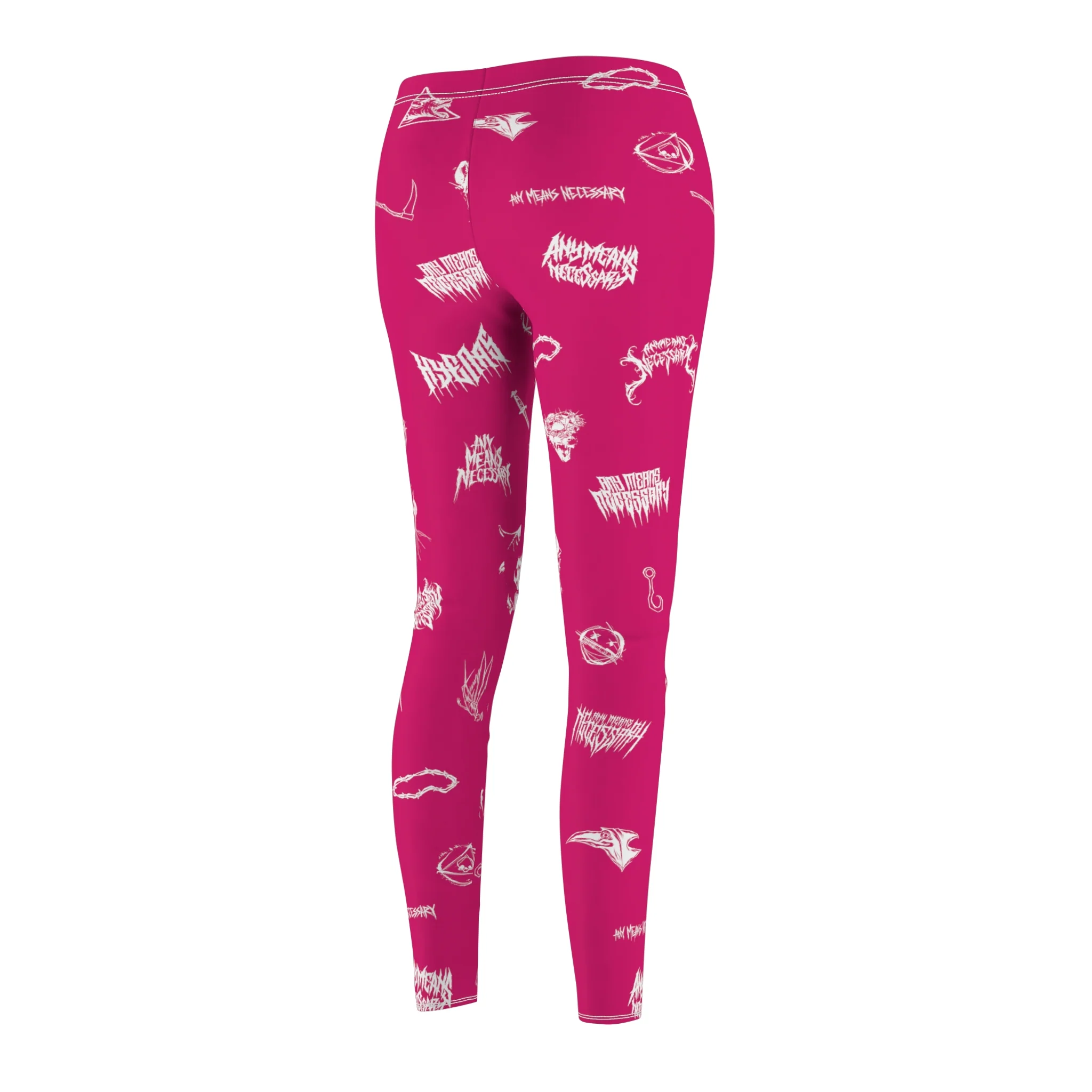Wingbats Leggings Fuchsia - Image 4