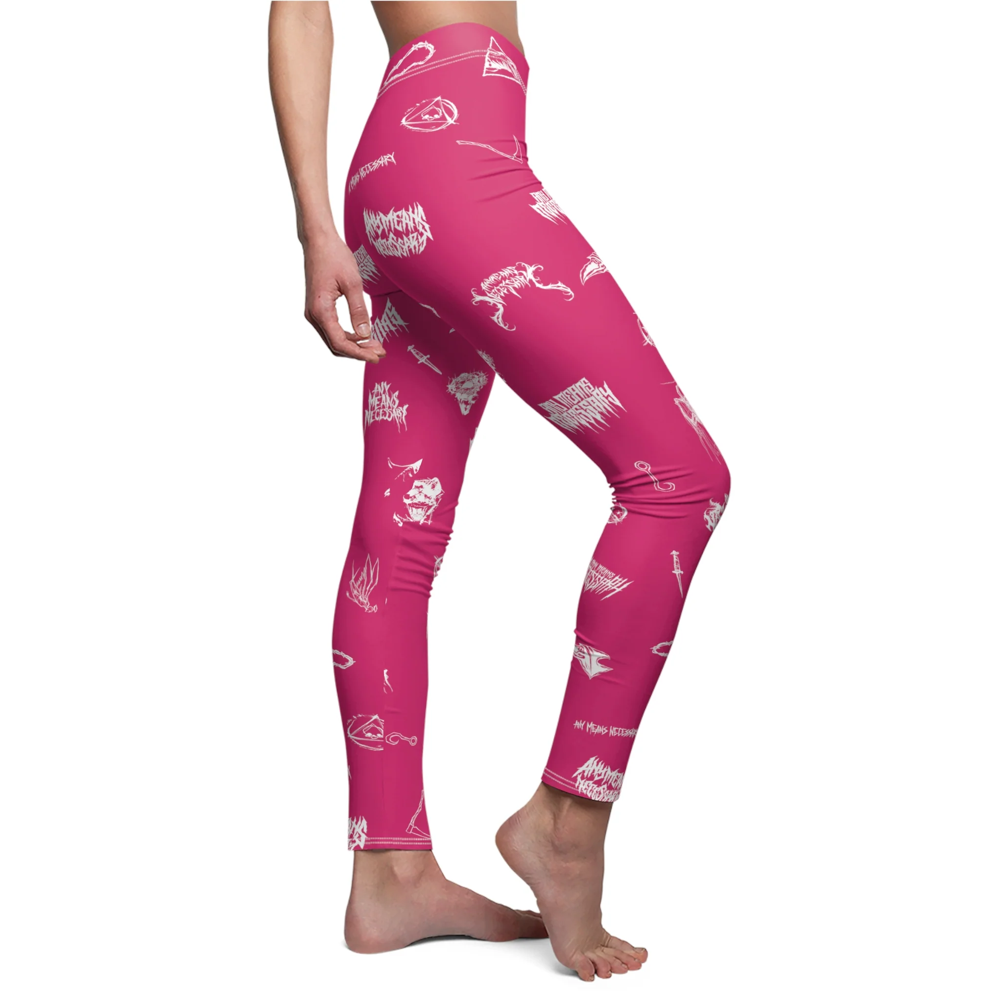 Wingbats Leggings Fuchsia - Image 6